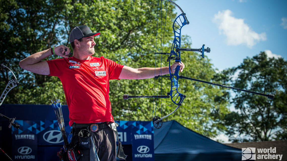 Austria's Nico Wiener in action at Yankton 2021