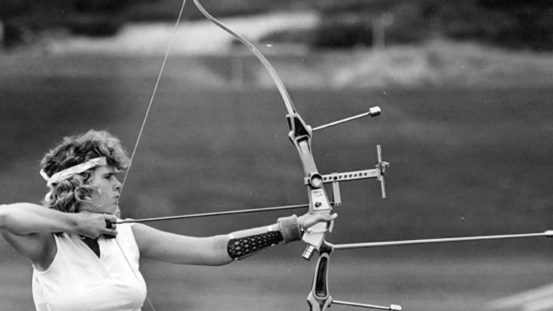 Luann Ryon at the Montreal 1976 Olympic Games.