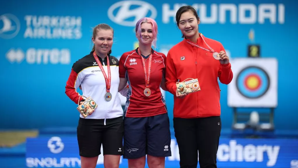 Women's Recurve Podium, Antalya 2023