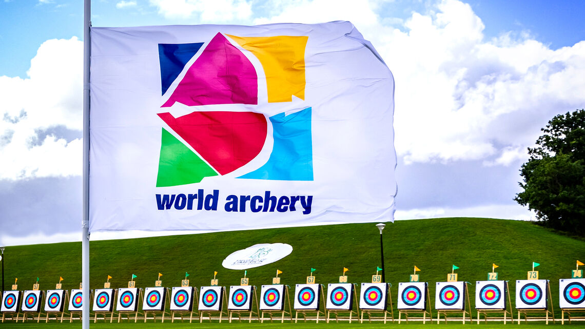 World Archery flag.