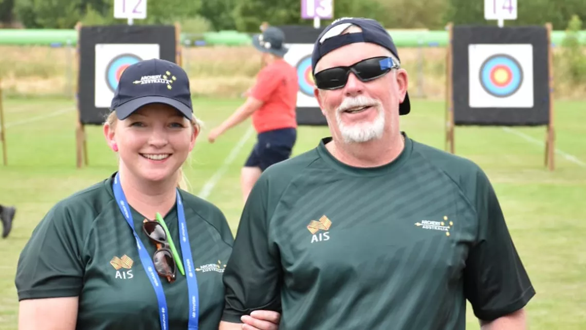Craig Newbery with daughter Jacqui.