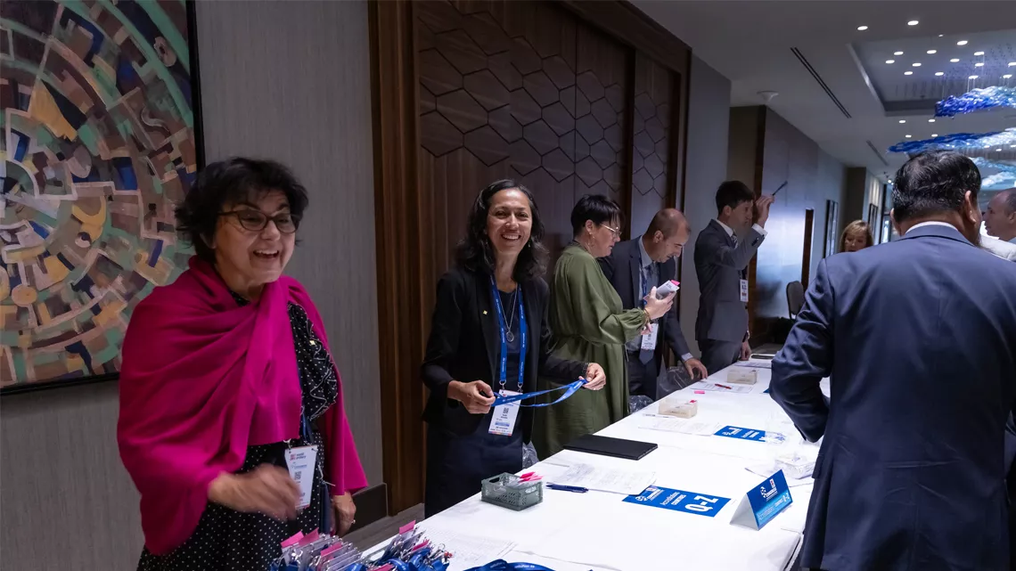 Staff at 2023 Congress.