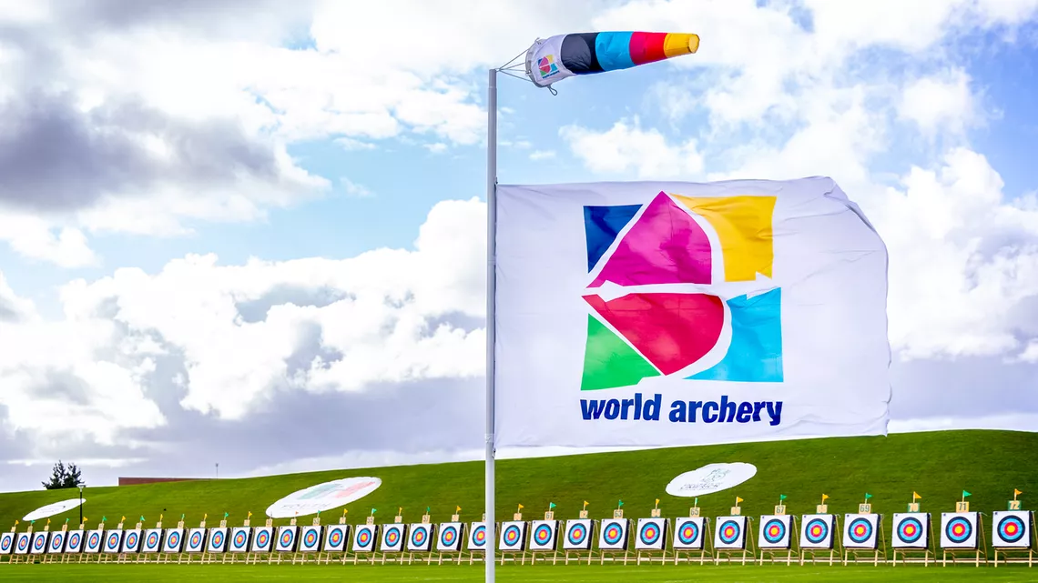 World Archery flag.