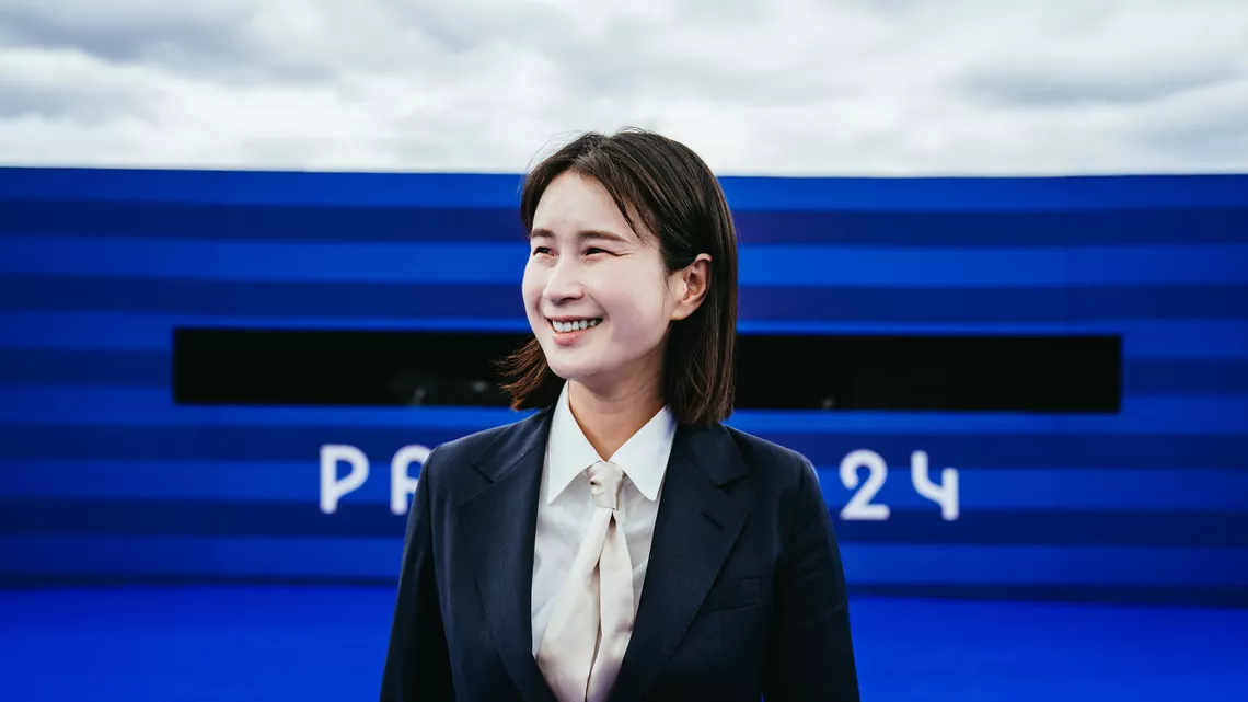 Ki Bo Bae was present in Paris as a consultant for Korea TV.