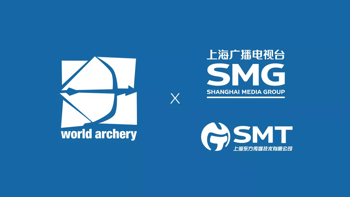 World Archery x SMT-SMG partnership logos