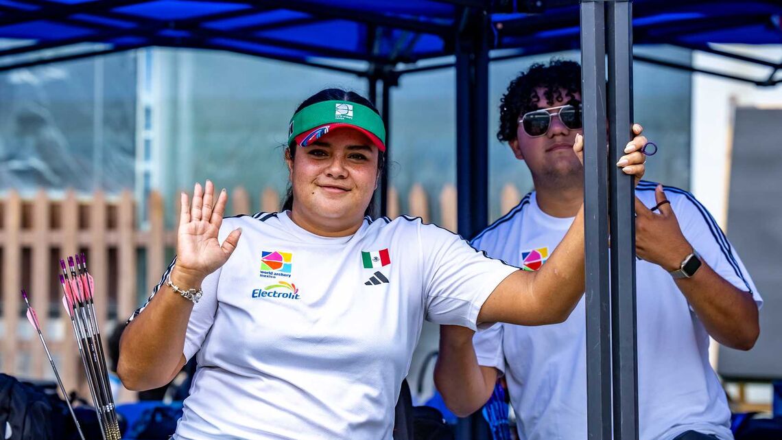 Ancrea Becerra topped qualifying at Shanghai 2025 Hyundai Archery World Cup.
