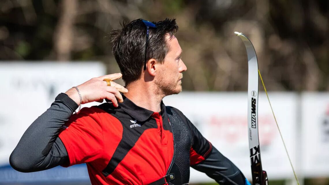 Jeff Henckels shoots at the 2021 European Grand Prix in Antalya.