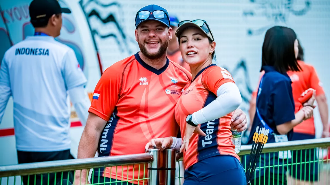 Mike and Gaby Schloesser together at Yecheon 2024.