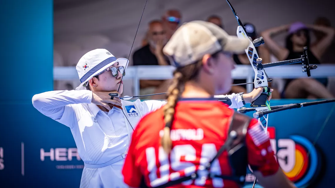 An San versus Casey Kaufhold in the last World Cup.