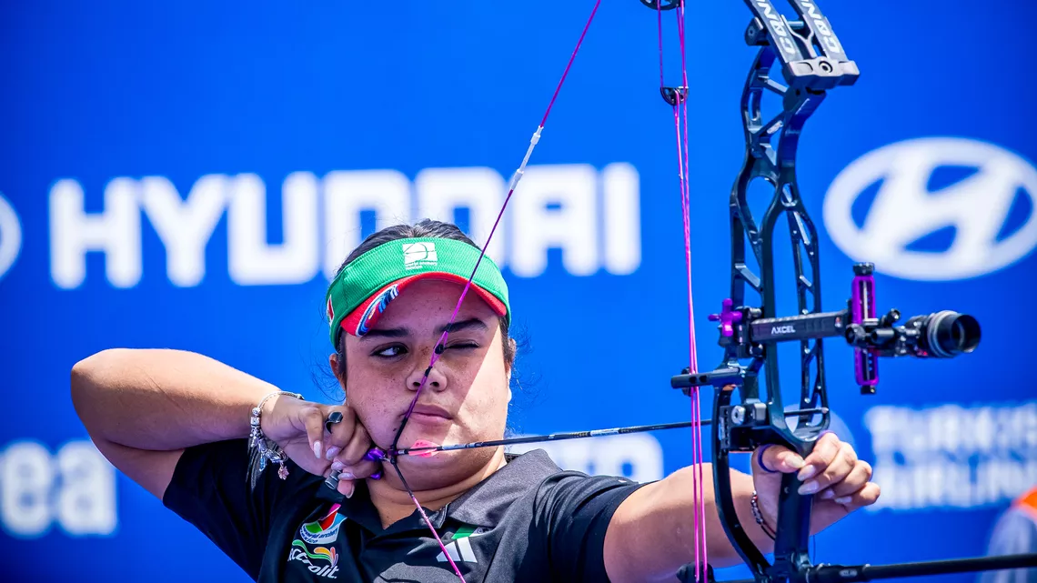 Andrea Becerra has been dominant in compound women in 2025.