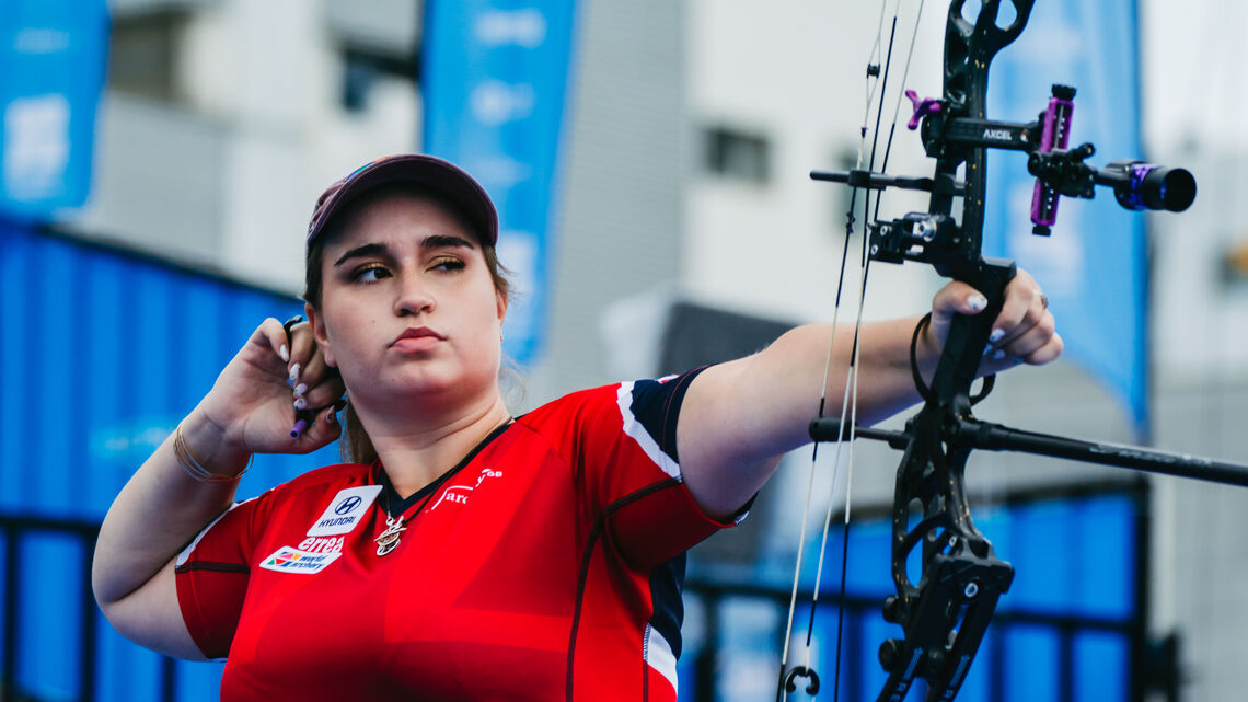 Ella Gibson was elected to the World Archery athlete committee at Gwangju 2025.