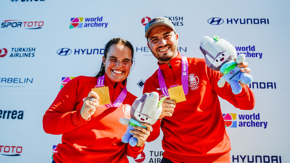 Elia Canales and Andres Temino Mediel made history for Spain at Gwangju 2025.