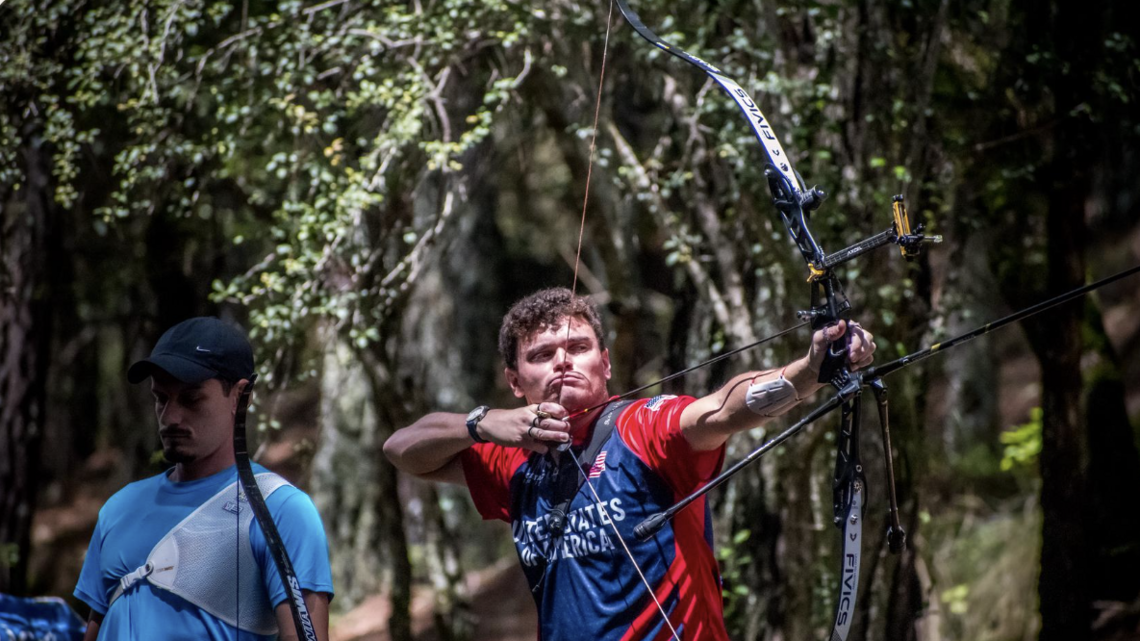 Nicholas D'Amour shooting in San Cristobal.