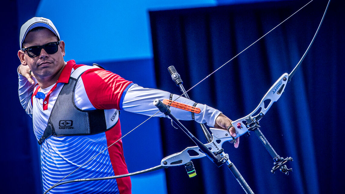 Hugo Franco just after release at Paris 2024.