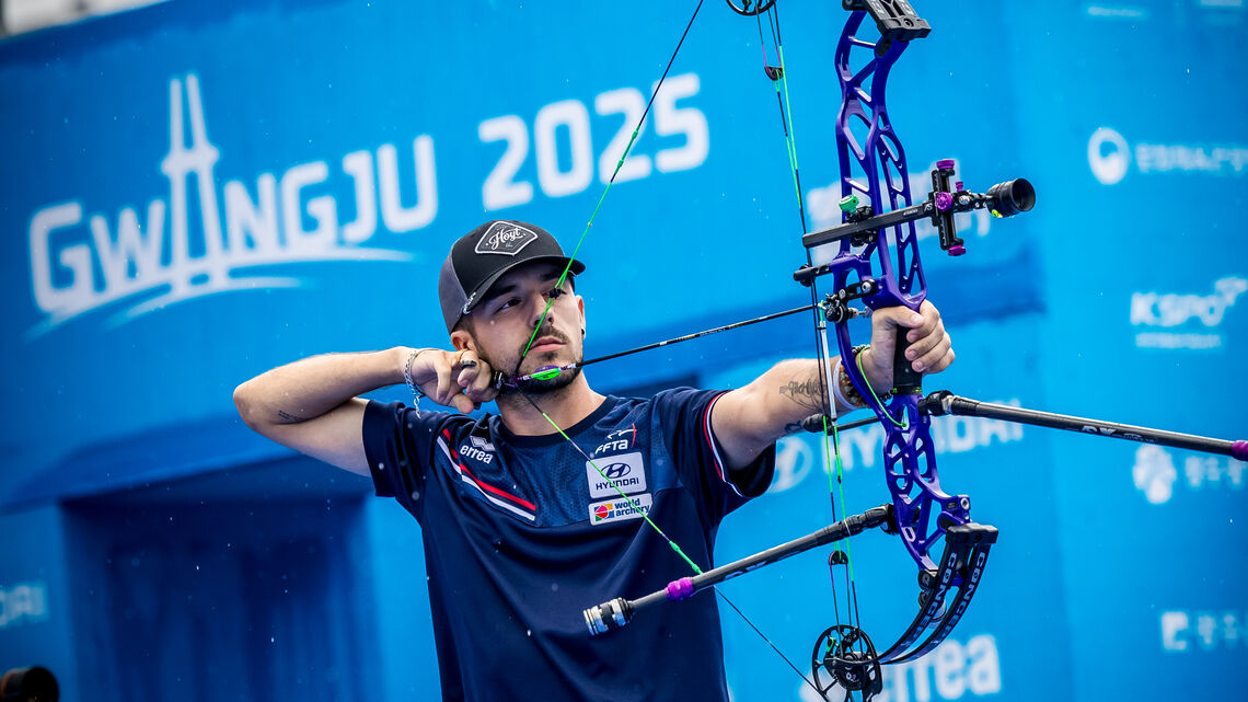 Nicolas Girard is the reigning World Archery Champion.