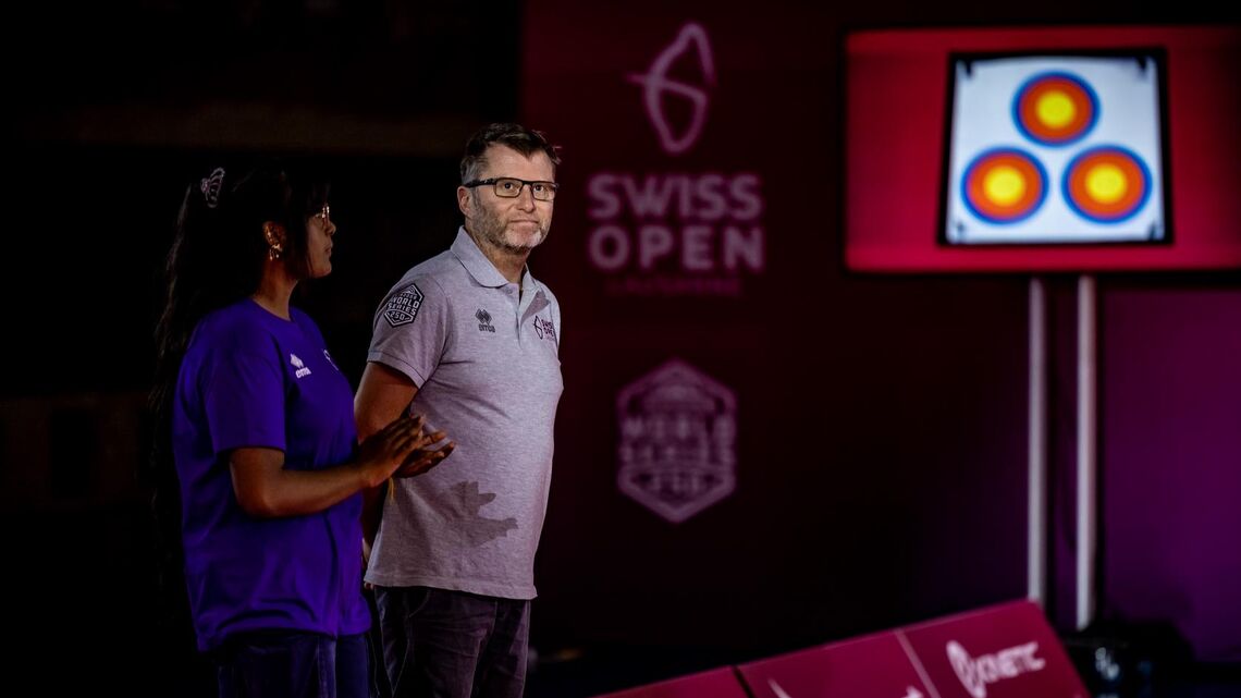 Seb Flute at the Swiss Open.