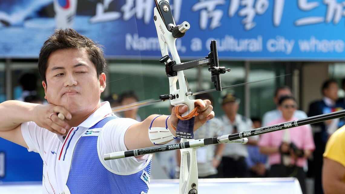 Lee Chang-Hwan was World Archery Champion in Usan 2009.