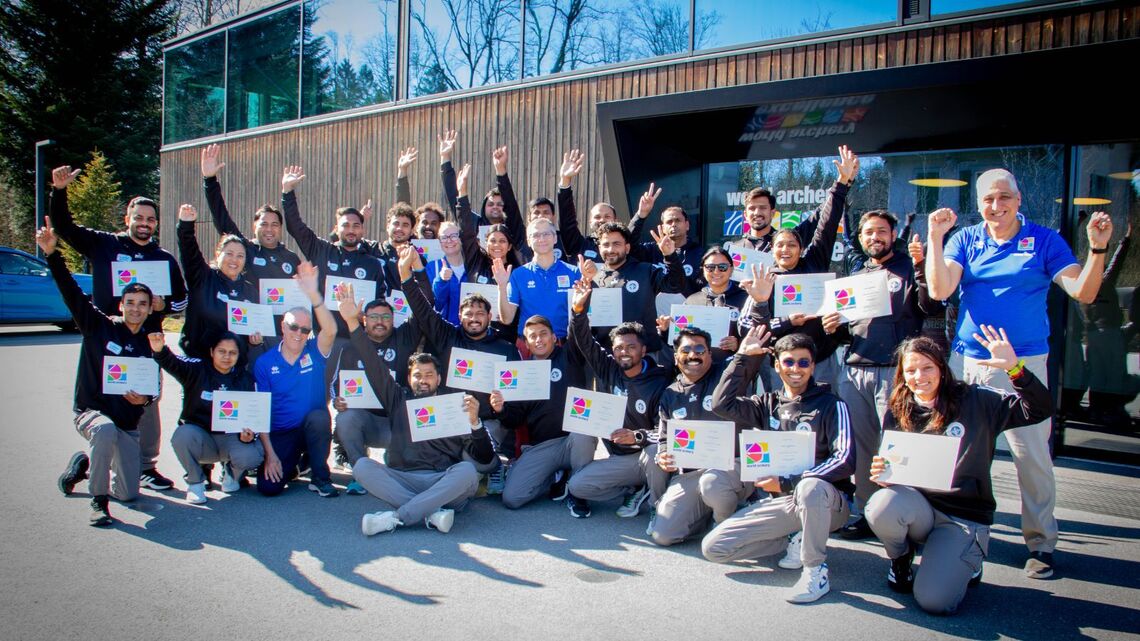 26 Indian coaches in the 2026 entry-level coaching course at the Excellence Centre in Lausanne.