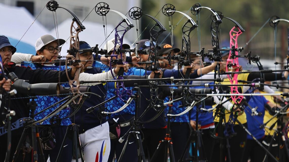 Archers in action