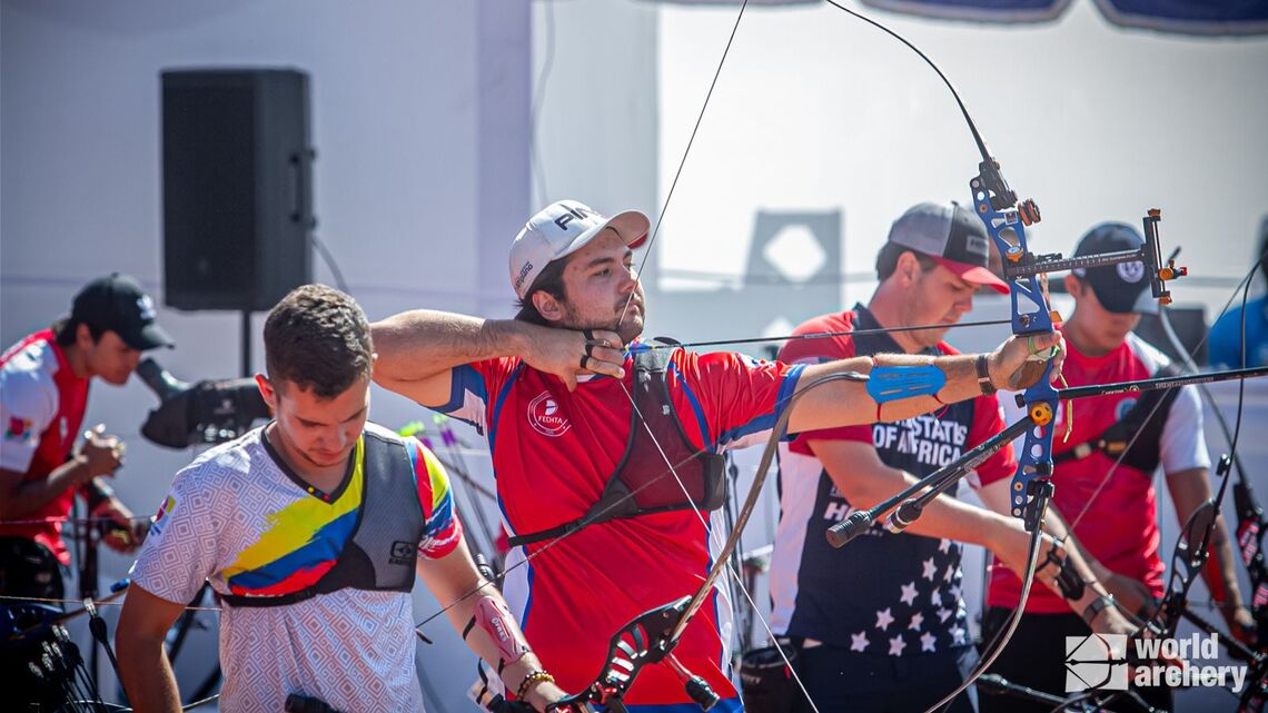Archers in action