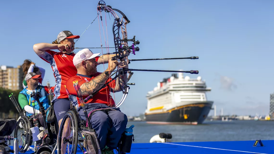 Para archery at the Rotterdam 2023 European Para Championships.