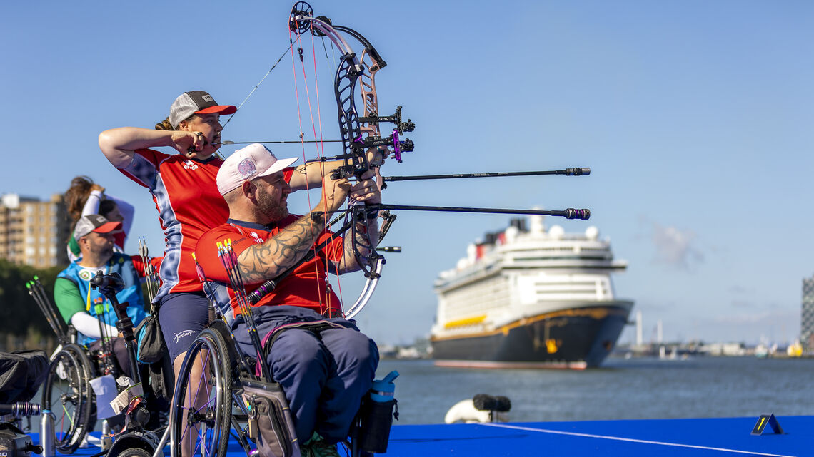 Para archery at the Rotterdam 2023 European Para Championships.