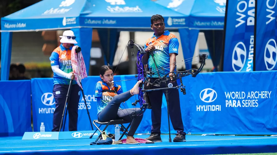 Archers in action