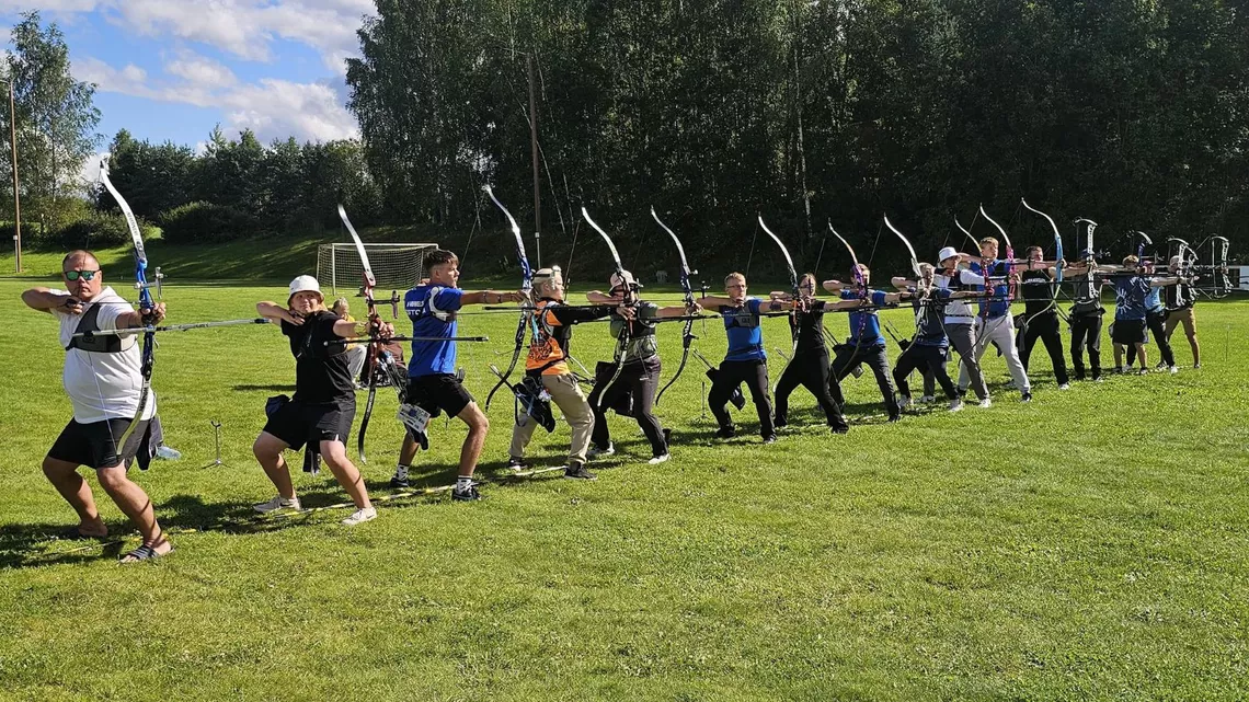 Training camp in Estonia in 2025 under World Archery development projects.
