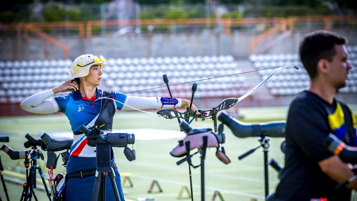 Marie Horackova just after release at Madrid 2026.