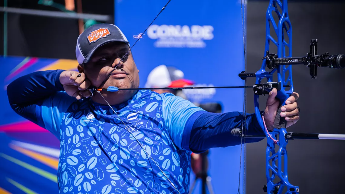 Roberto Hernandez ESA flagbearer