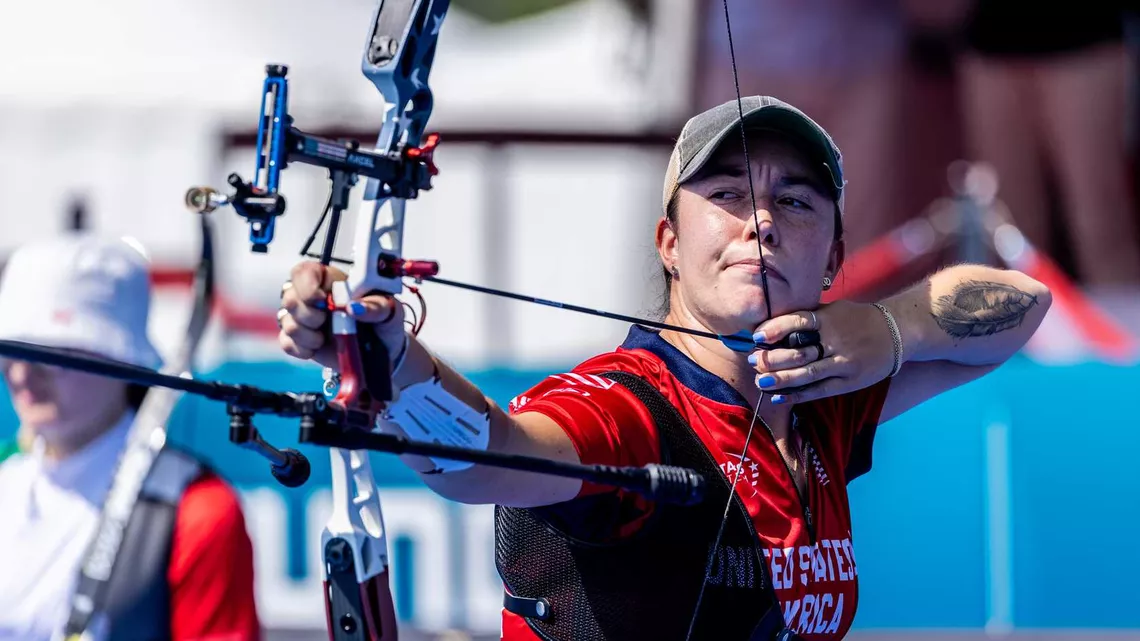 Casey Kaufhold in action.