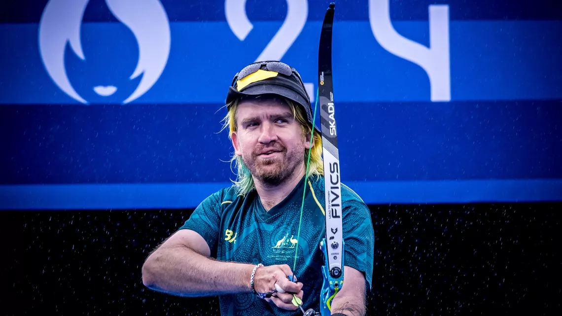 Taymon Kenton-Smith competing at Paris 2024 Paralympic Games.