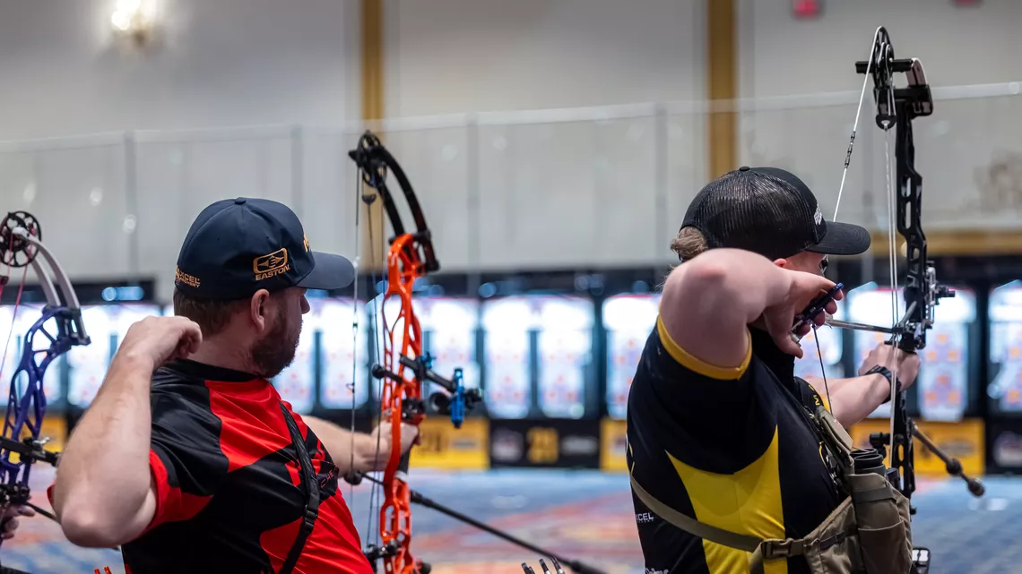 Mike Schloesser just after release at the 2026 Vegas Shoot.