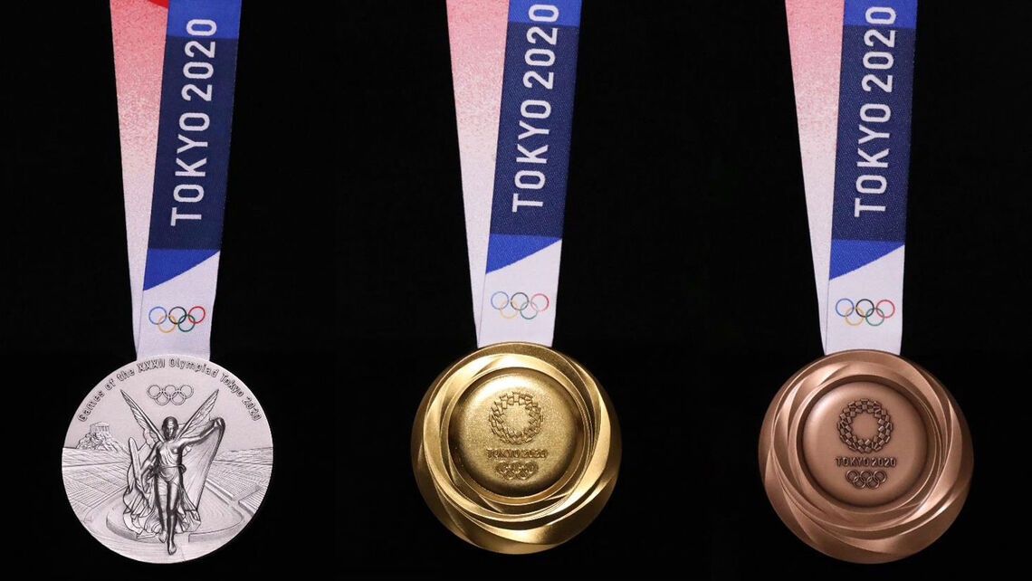 Le design des médailles olympiques dévoilé à un an du début des Jeux de  Tokyo 2020