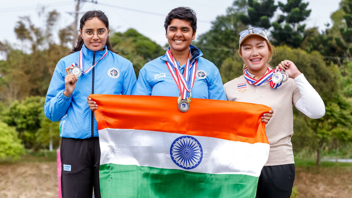 Pragati wins compound women’s gold at the first Asia Cup of 2023.