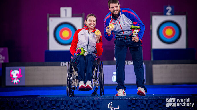 RPC collects its recurve mixed team title at the Tokyo 2020 Paralympic Games.