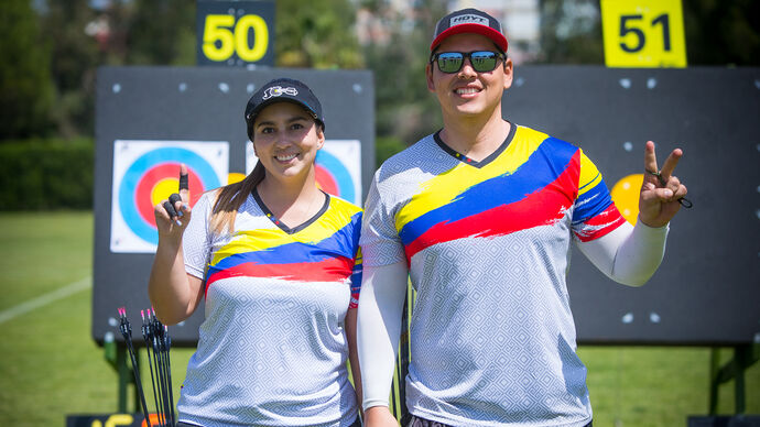 Colombia's compound mixed team at Antalya 2022