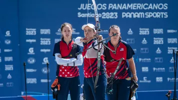 The USA women’s team at the Pan American Games.
