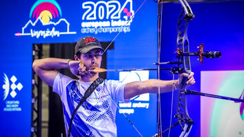 Shamai Yamrom became European indoor champion 2024 in Croatia.