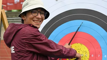 Mete Gazoz at European Championships 2024 in Essen.