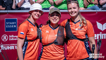 The Netherlands finished second at the European Championships.