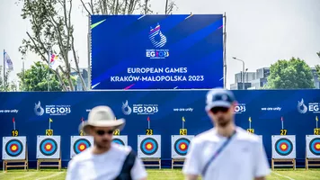 Practice at the 2023 European Games.