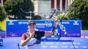 Katharina Bauer won bronze at the 2022 European Championships in Munich.