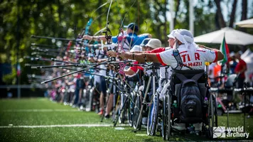 The qualifying line at the 2022 European Para Championships.