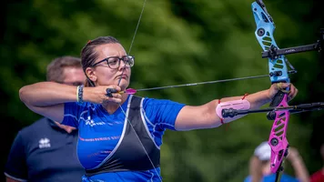 Chiara Rebagliati shoots at the Veronica’s Cup.