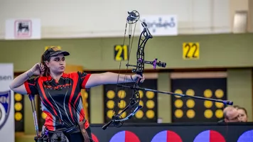 World number one Ella Gibson shoots in Strassen.
