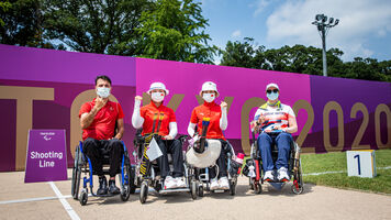 Four top seeds, four Paralympic record breakers.