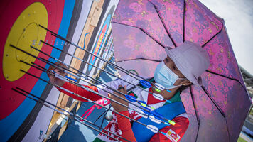 Scoring at the final qualifier for the Tokyo 2020 Olympic Games.