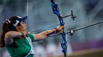 Ana Paula Vazquez competing at Tokyo 2020.