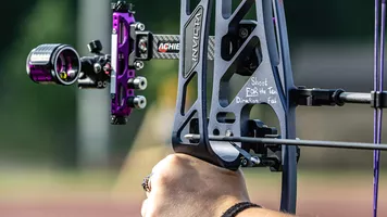 Ella Gibson’s bow during the World Games in 2022.